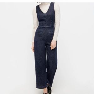 J.Crew Denim V- Neck Jumpsuit able Size 8